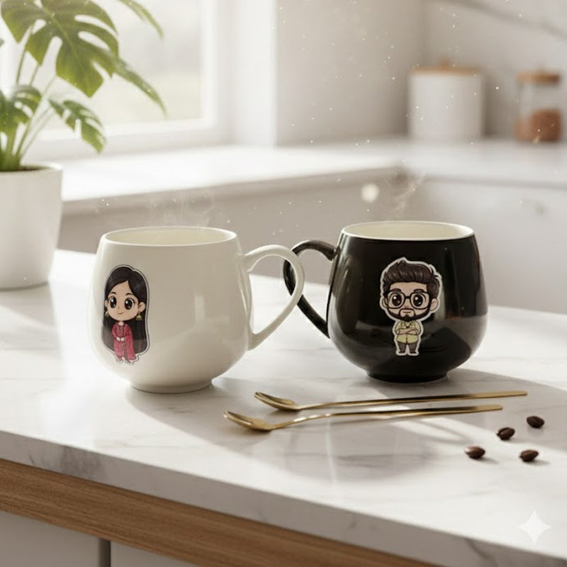 Forever Sips – Personalized Couple Mugs