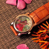 Customized Brown Leather Wrist Watch | Love Craft Gifts