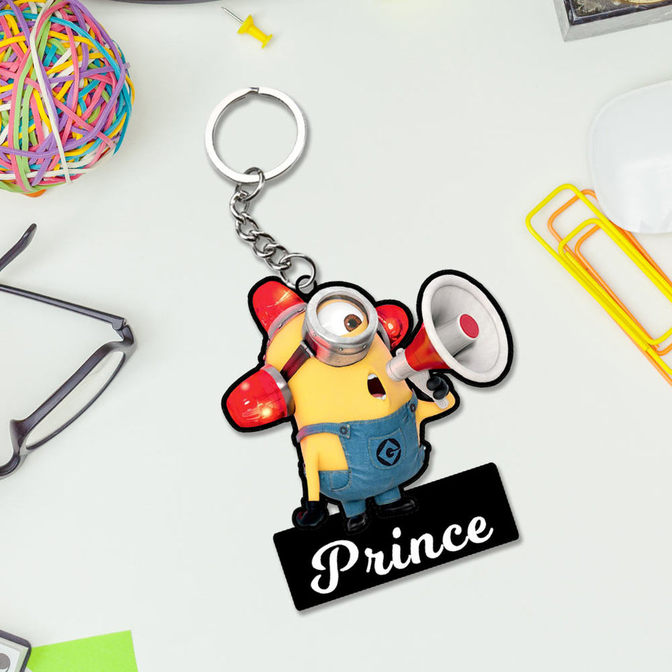 Minion Keychain With Name| Love Craft Gifts