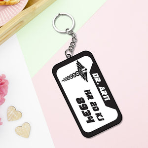 Number Plate Keychain | Love Craft Gifts
