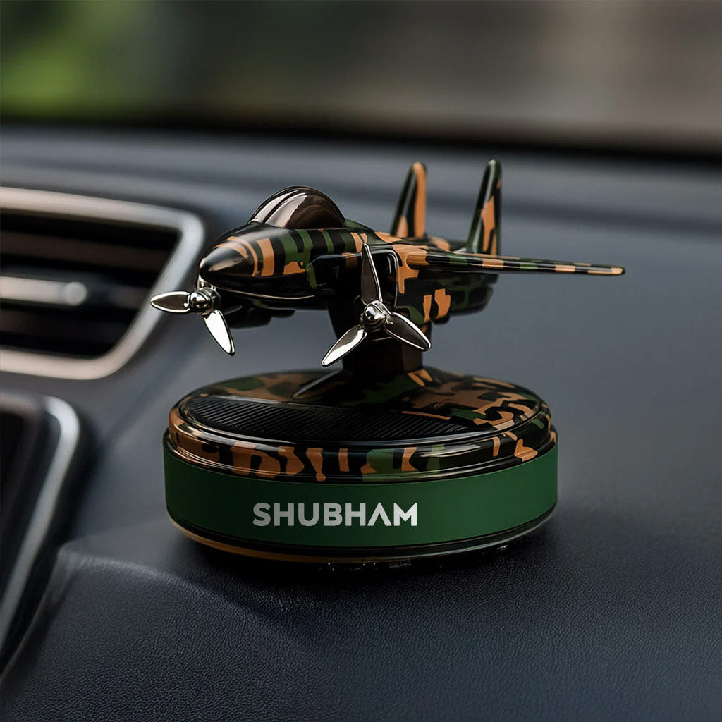Personalized Fighter Jet Car Perfume | Camouflage Edition