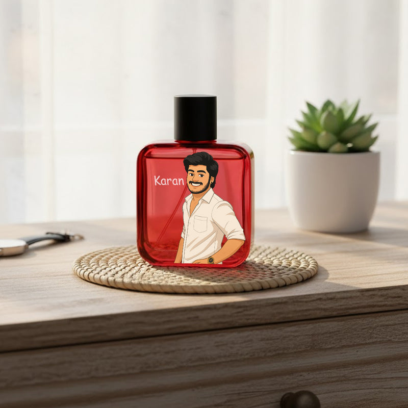 Personalized Wild Stone-Inspired Perfume Bottle