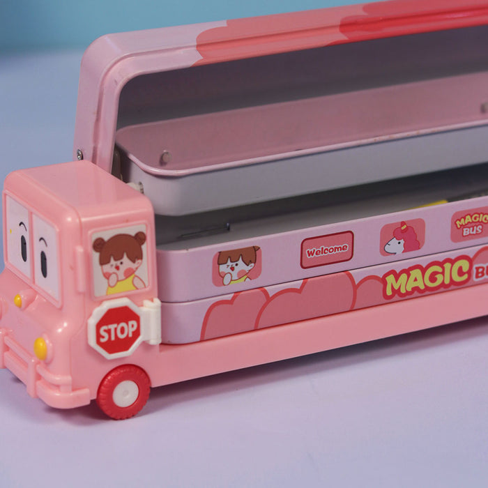 Personalized Space Bus Pencil Box