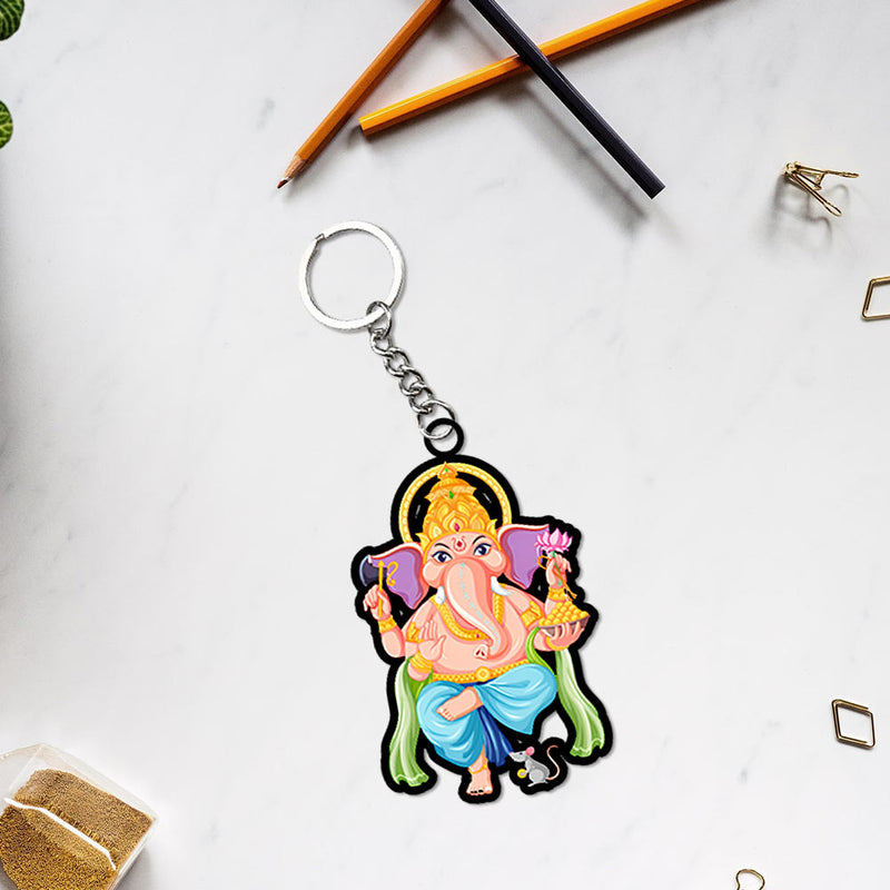 Cartoon Ganesha Keychain | Love Craft Gifts