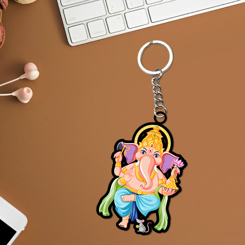 Cartoon Ganesha Keychain | Love Craft Gifts