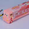 Space Bus Pencil Box-Pink