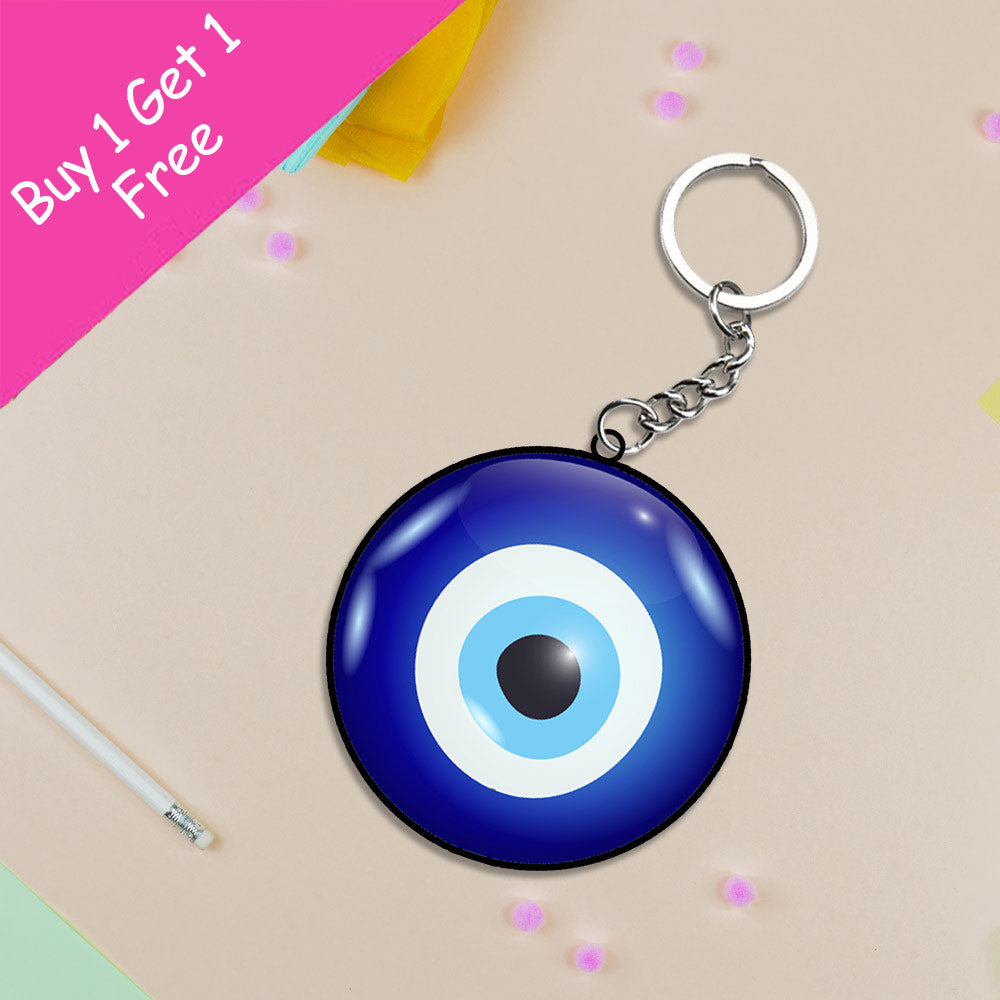 Evil Eye Keychain | Good Luck Charm Keychain | Love Craft Gifts