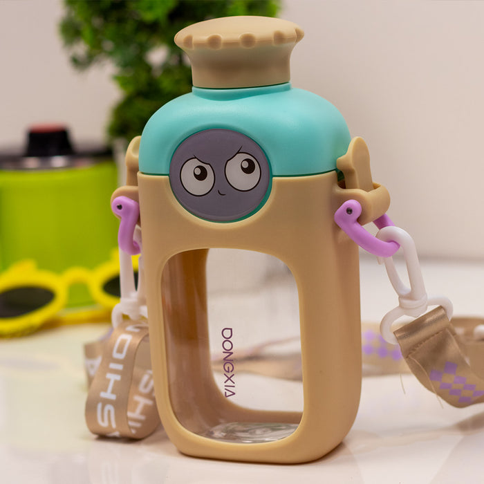 Cute Wink Face Kids Water Bottle