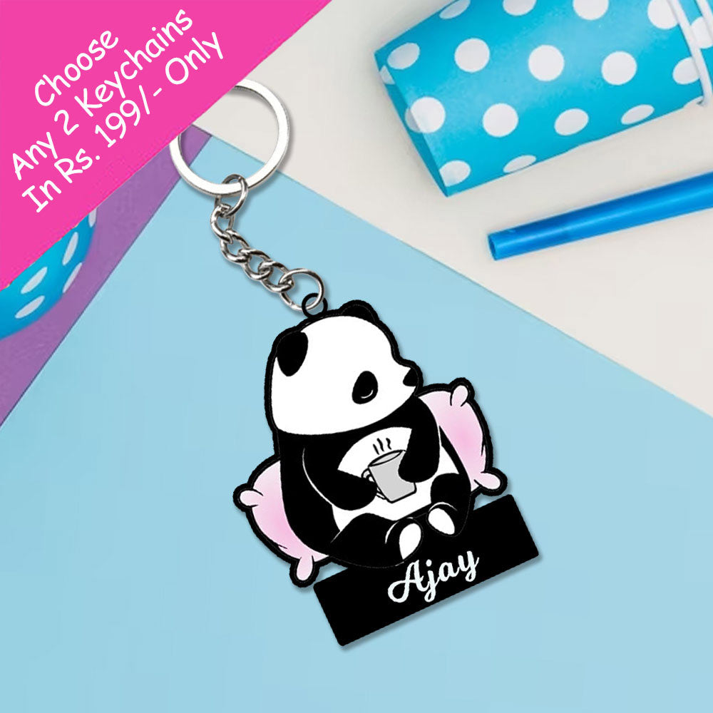 Animal Keychain With Name | Love Craft Gifts