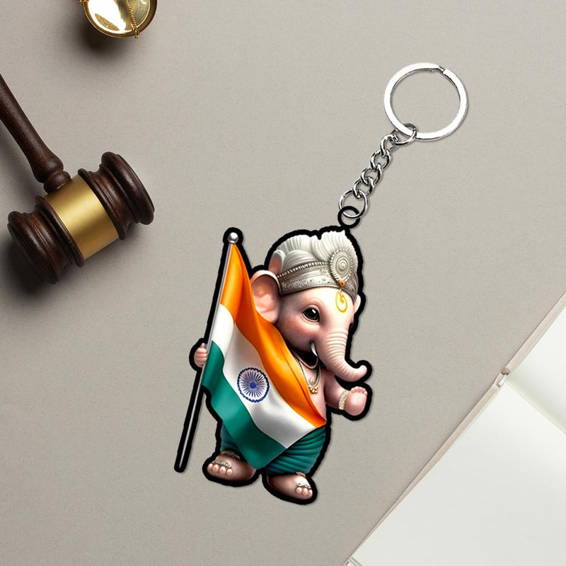 Cartoon Ganesha Keychain | Love Craft Gifts