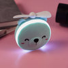 Personalized Cute Teddy Led Mirrors with Fan for Girls