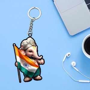 Cartoon Ganesha Keychain | Love Craft Gifts
