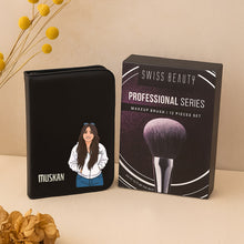 Personalized Swiss Beauty 12 -Piece Makeup Brush Set