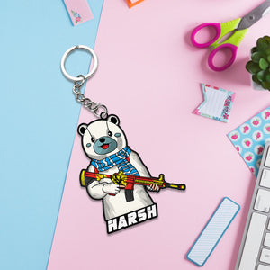 Pubg Keychain With Name: Pubg Keyrings | Love Craft Gifts