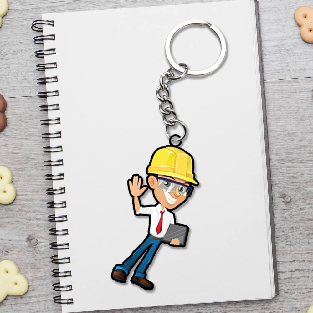 Engineer Keychain - love craft gift