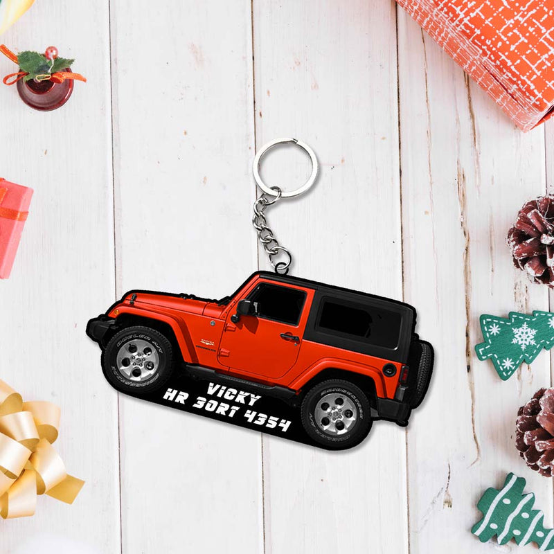 Car Keychain With Name| Love Craft Gifts