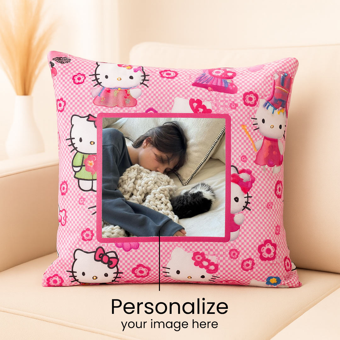 Personalized Cartoon Cushion with Photo
