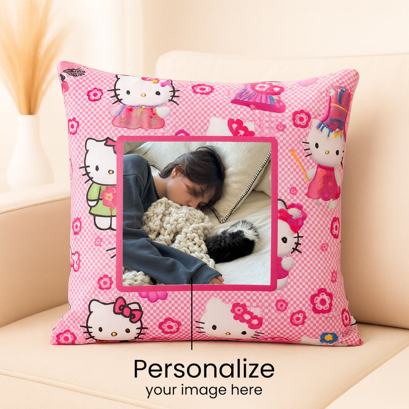 Personalized Cartoon Cushion with Photo