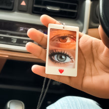 Couple Eye Car Hanger – 2×3" (Custom Eye Photo)