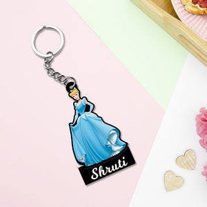 Barbie Keychain With Name | Love Craft Gifts