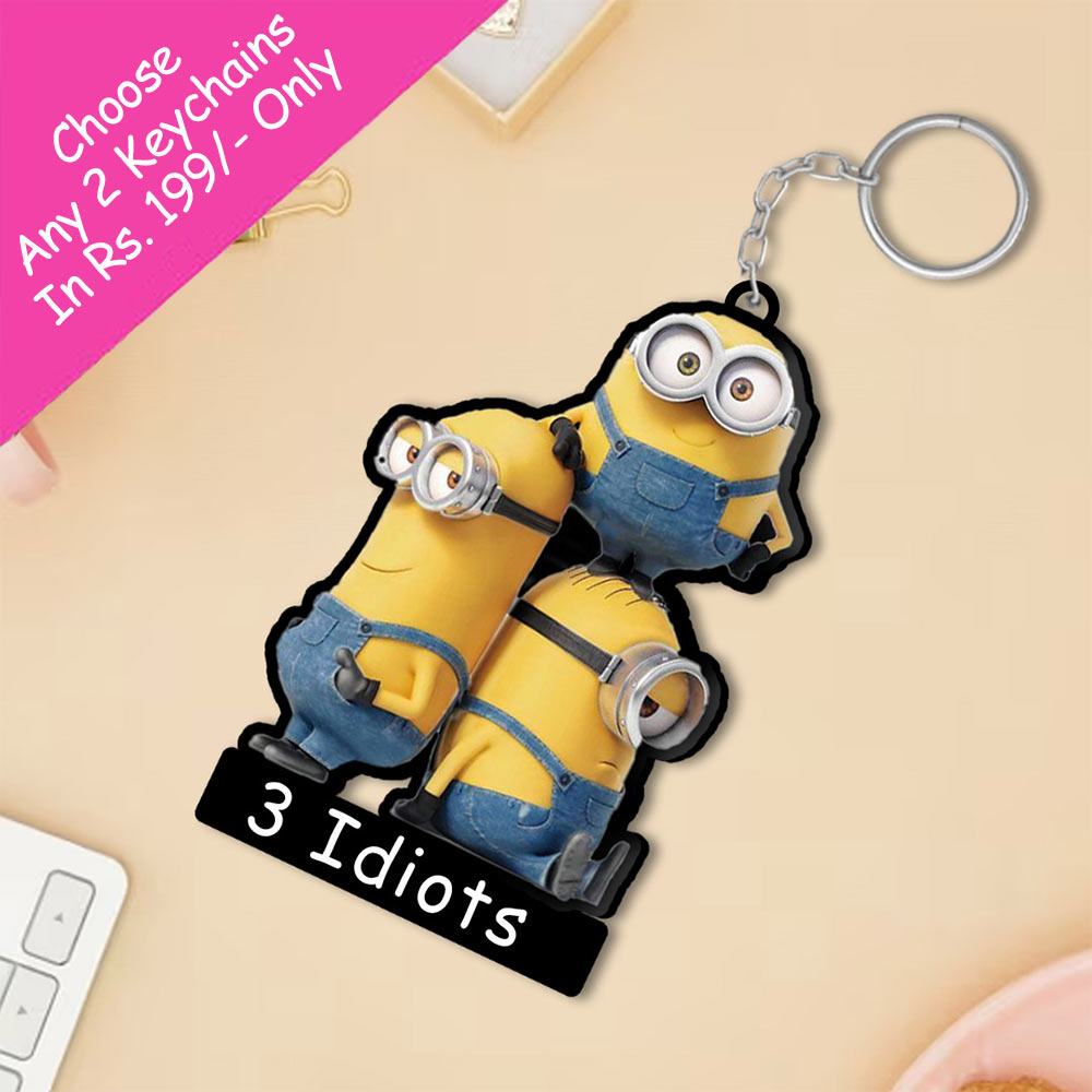 Minion Keychain With Name| Love Craft Gifts