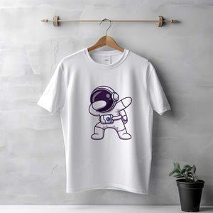 Men's White Astronaut T-Shirt | Love Craft Gifts