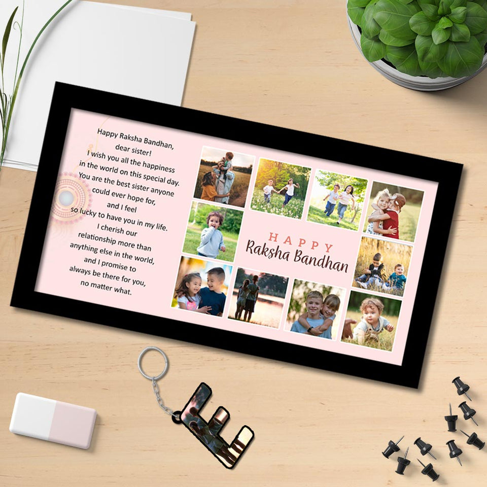 Photo Collage Frame- Return Gifts for Sister | Love Craft GIfts