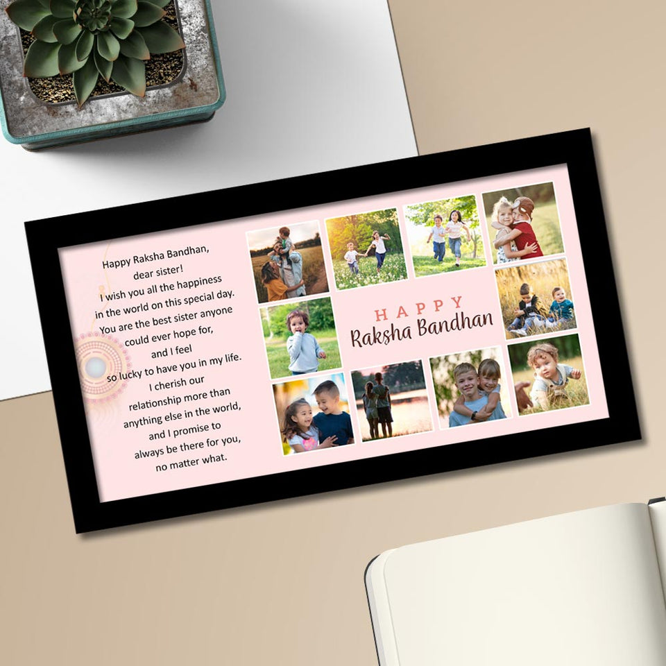 Photo Collage Frame- Return Gifts for Sister | Love Craft GIfts