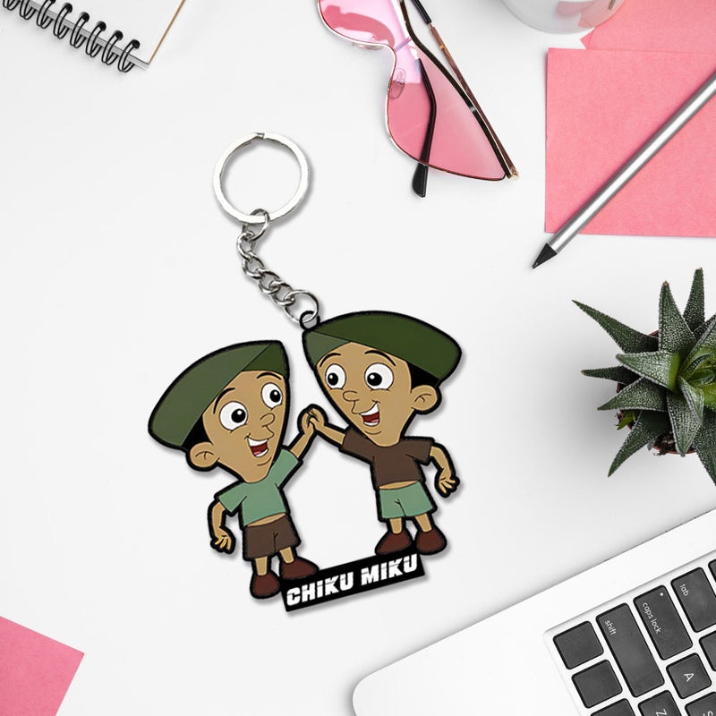 Chhota Bheem Characters Keychain or Keyrings with Name | Love Craft Gifts