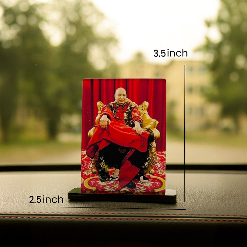 Guru Nirmal Ji Acrylic Car Dashboard- 2.5×3.5"