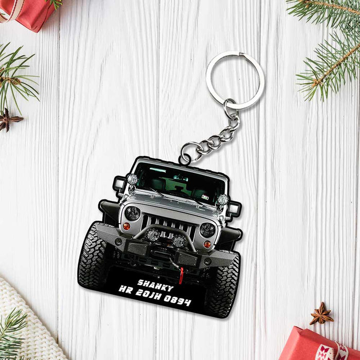 Car Keychain With Name| Love Craft Gifts