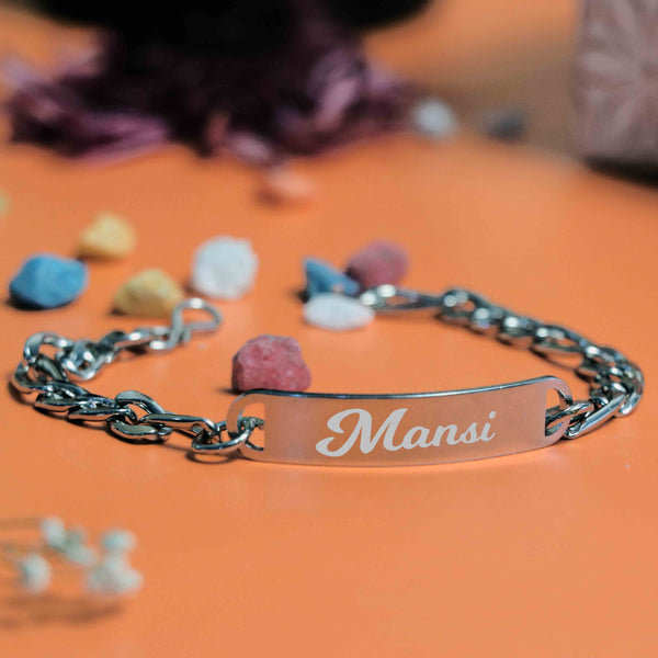 Customised Adjustable Name Bracelet – Inaya Accessories