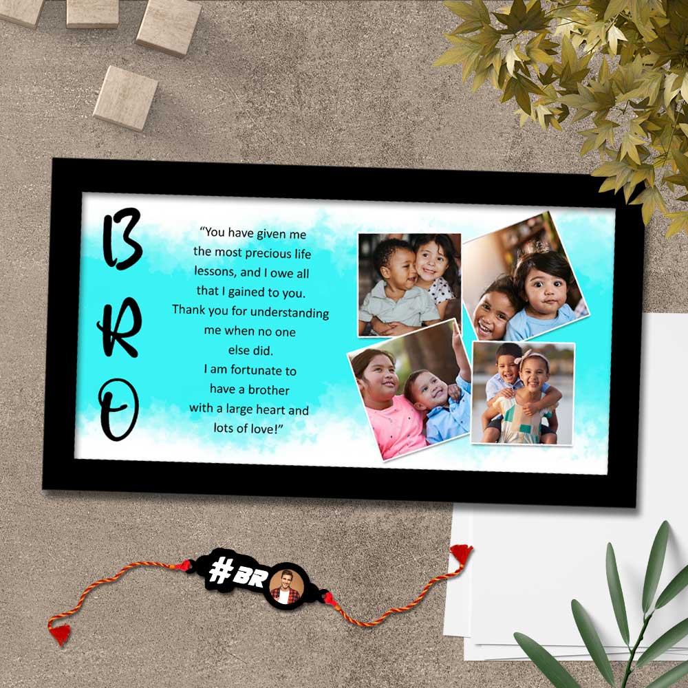 Photo Collage Frame-Rakhi Special Frame for Brother | Love Craft Gifts