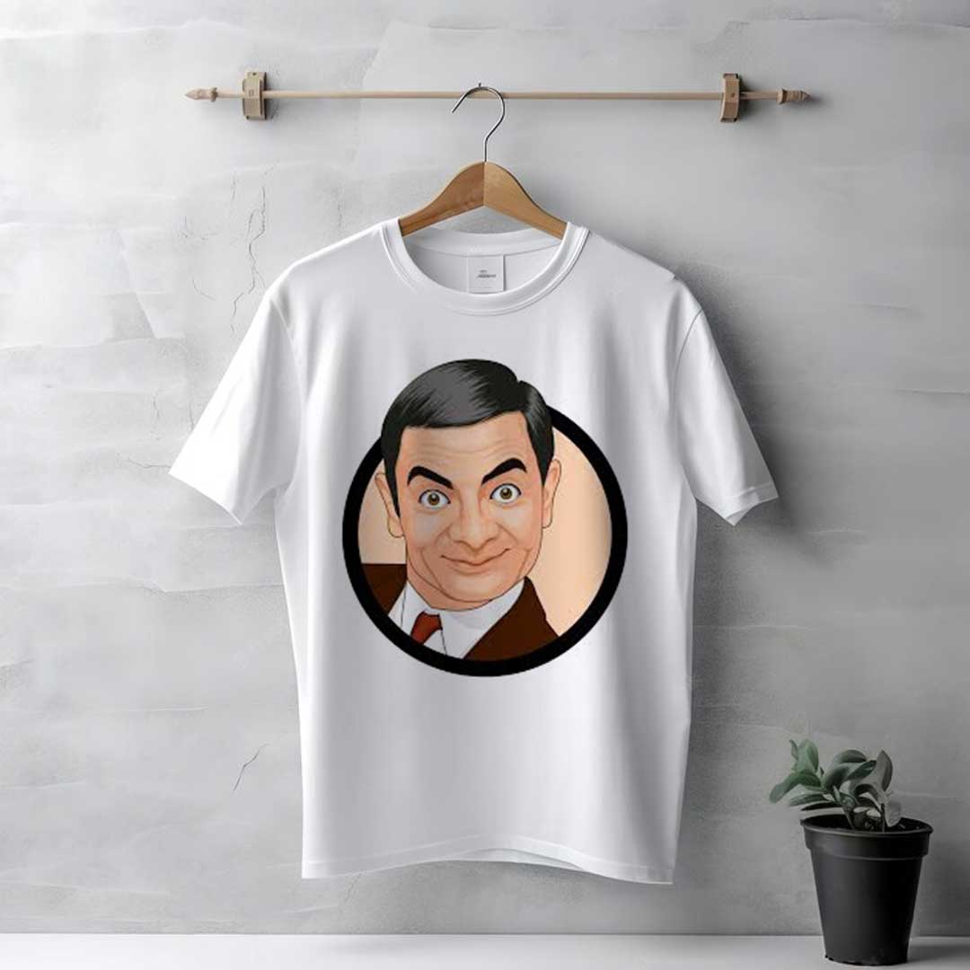 Men's White Mr. Bean T-Shirt | Love Craft Gifts