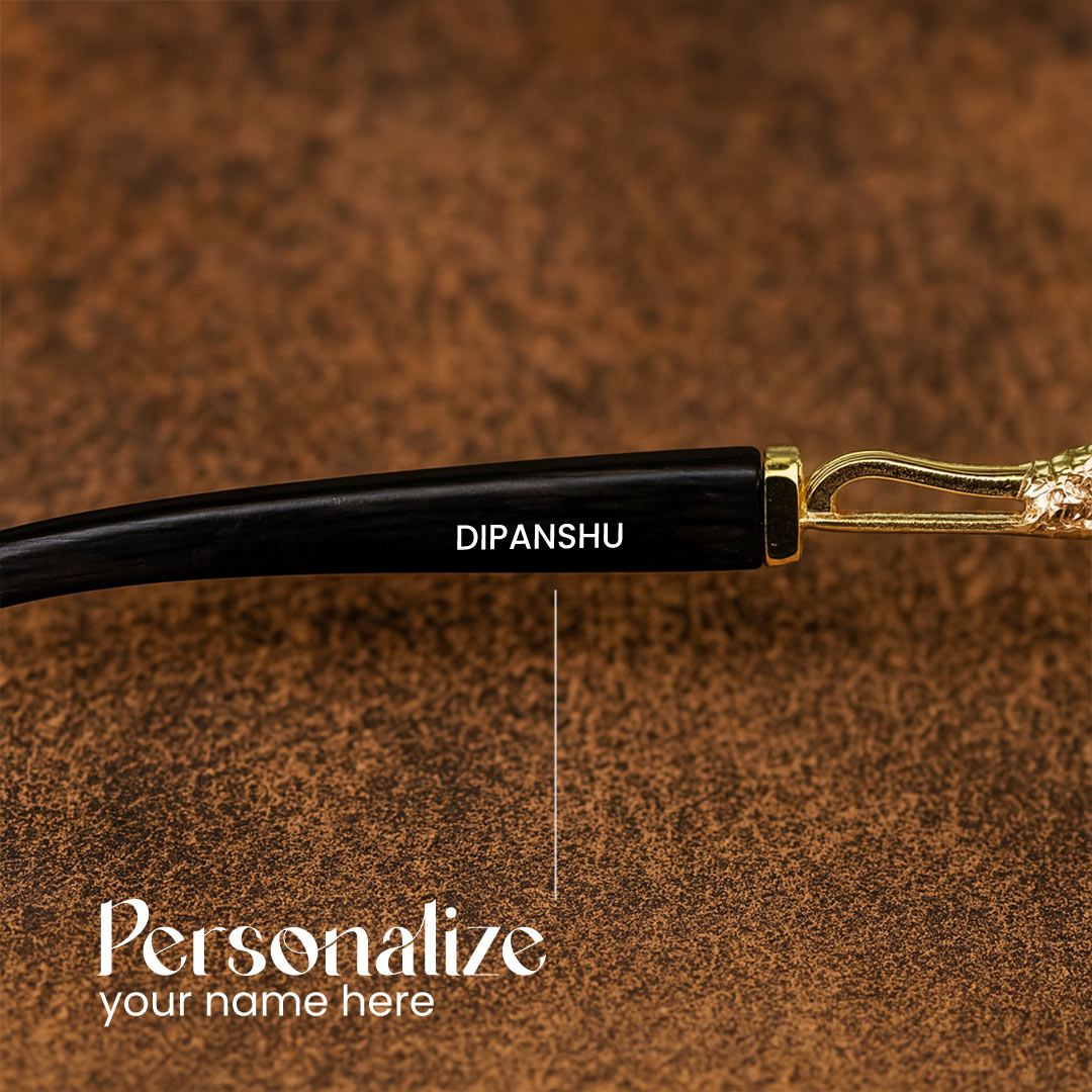 Personalized Luxury Rimless Sunglasses