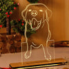 3D ACRYLIC LED TABLE DOG LAMP