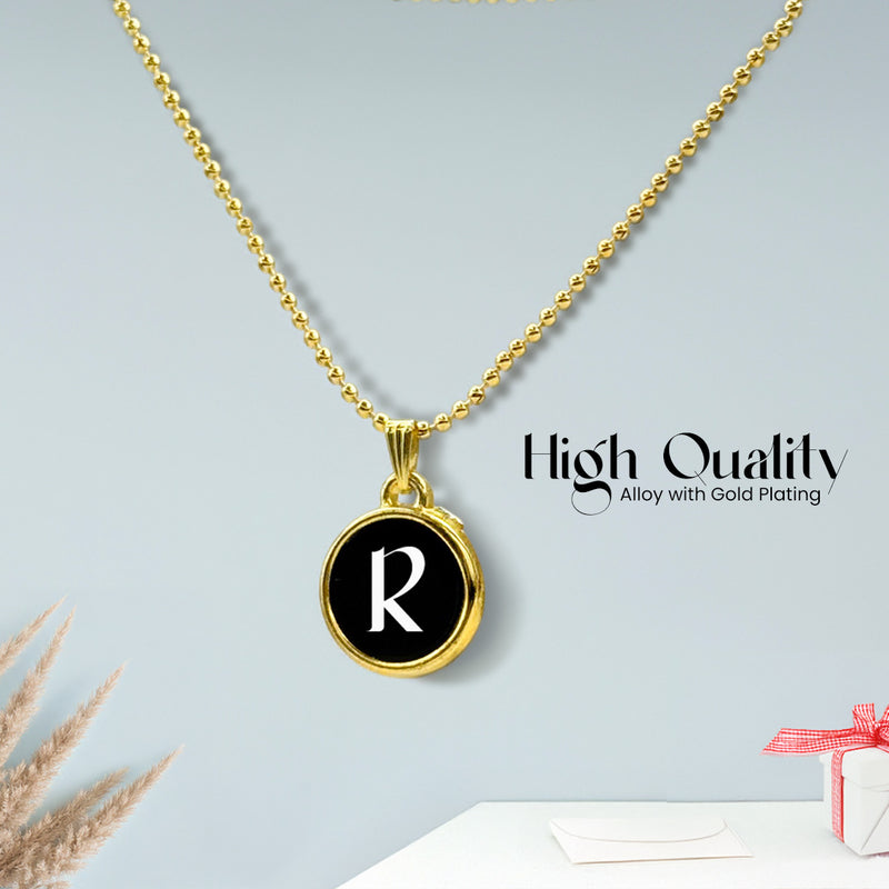 Personalized Initial Pendant Necklace – Elegant Custom Letter Jewelry