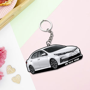 Car Keychain With Name| Love Craft Gifts