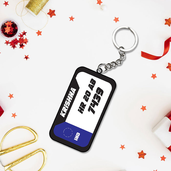 Number Plate Keychain | Love Craft Gifts