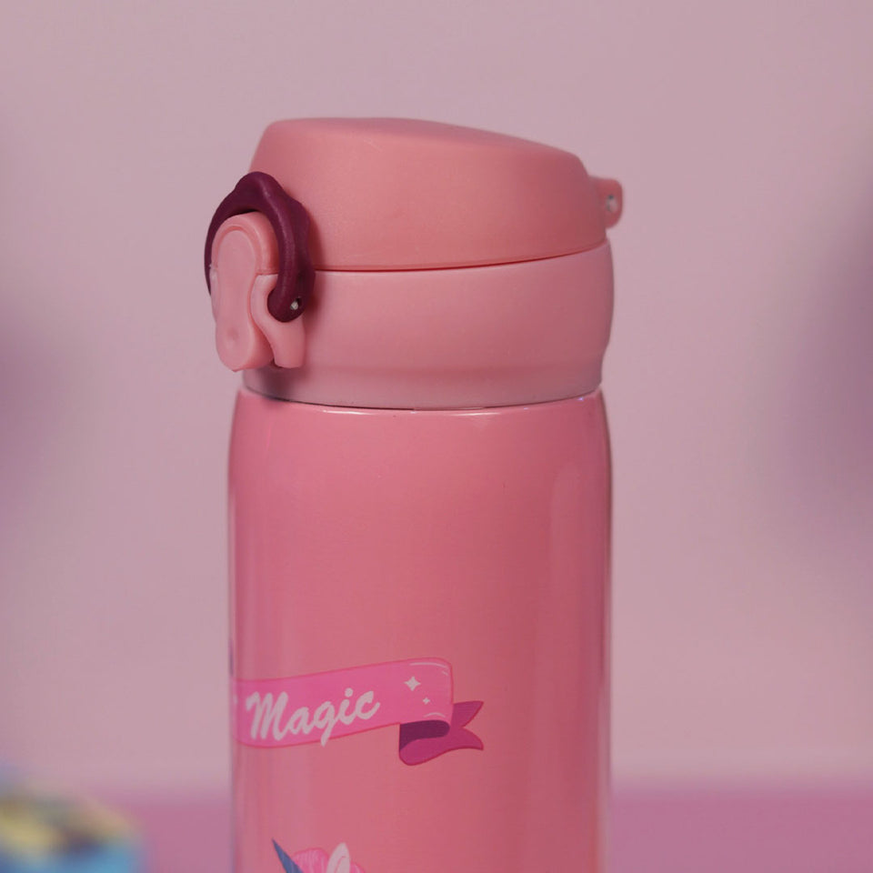 Personalized Pink Water Bottles for Kids -350 ML