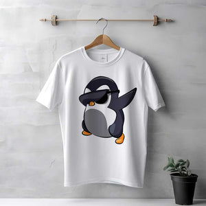 Men's White Penguin T-Shirt | Love Craft Gifts