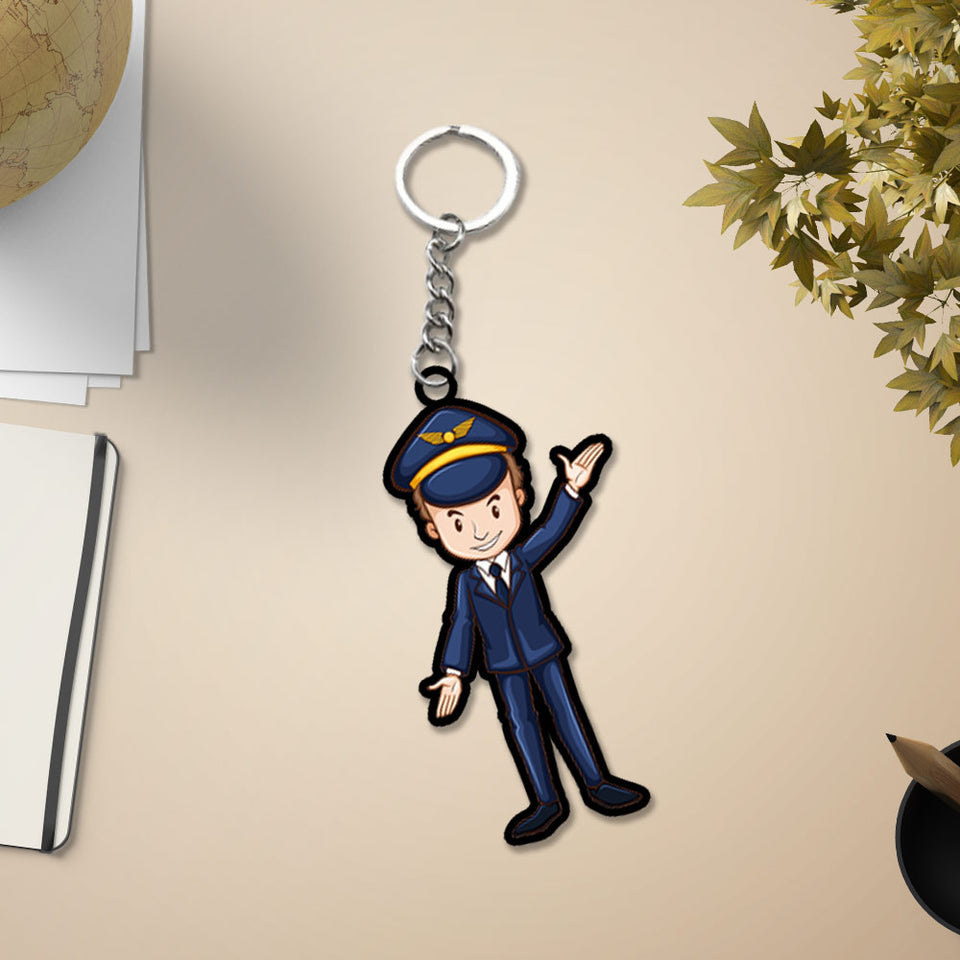 Serving with Honor: Policeman Keychain | Love Craft Gifts