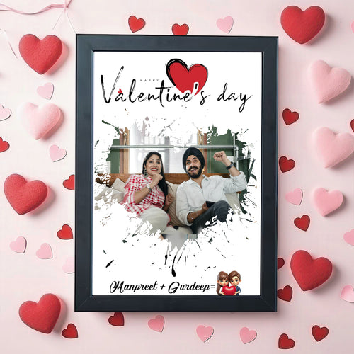 Valentine Special -Personalized Photo Frame For Loved One-8x12