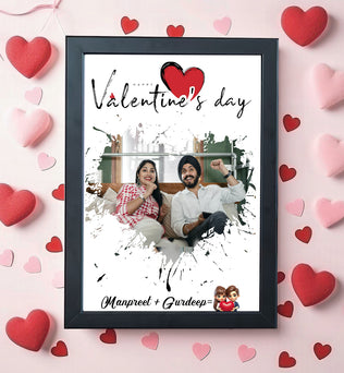 Valentine Special -Personalized Photo Frame For Loved One-8x12