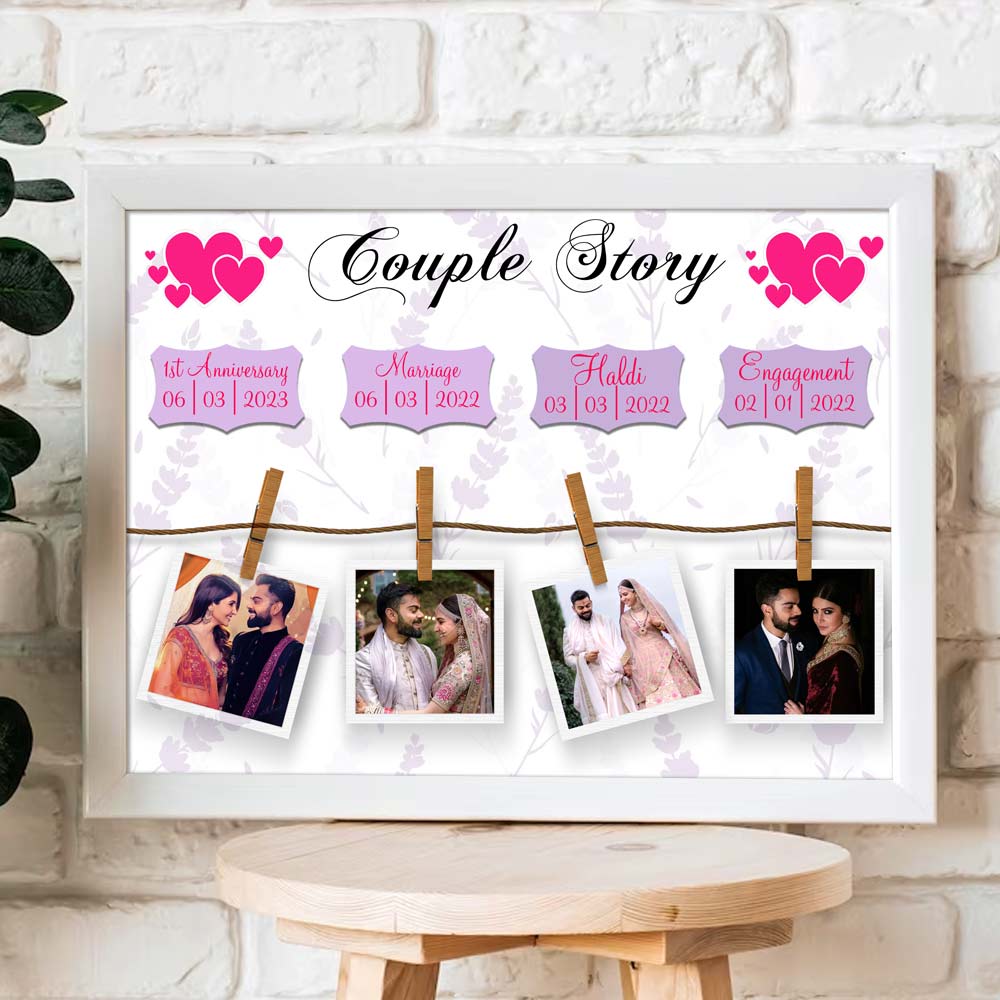 Our Love Story Frame