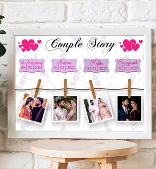 Our Love Story Frame