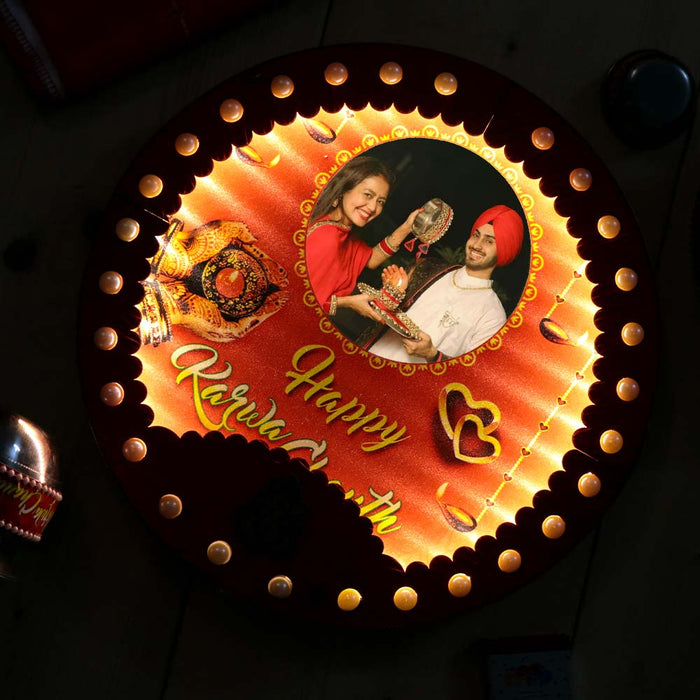 Traditional Karwa Chauth Pooja Thali Set | Love Craft Gifts