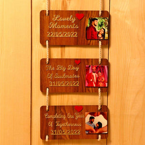 Love Story Wooden Wall Hanger