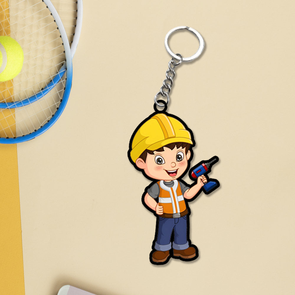 Engineer Keychain - love craft gift