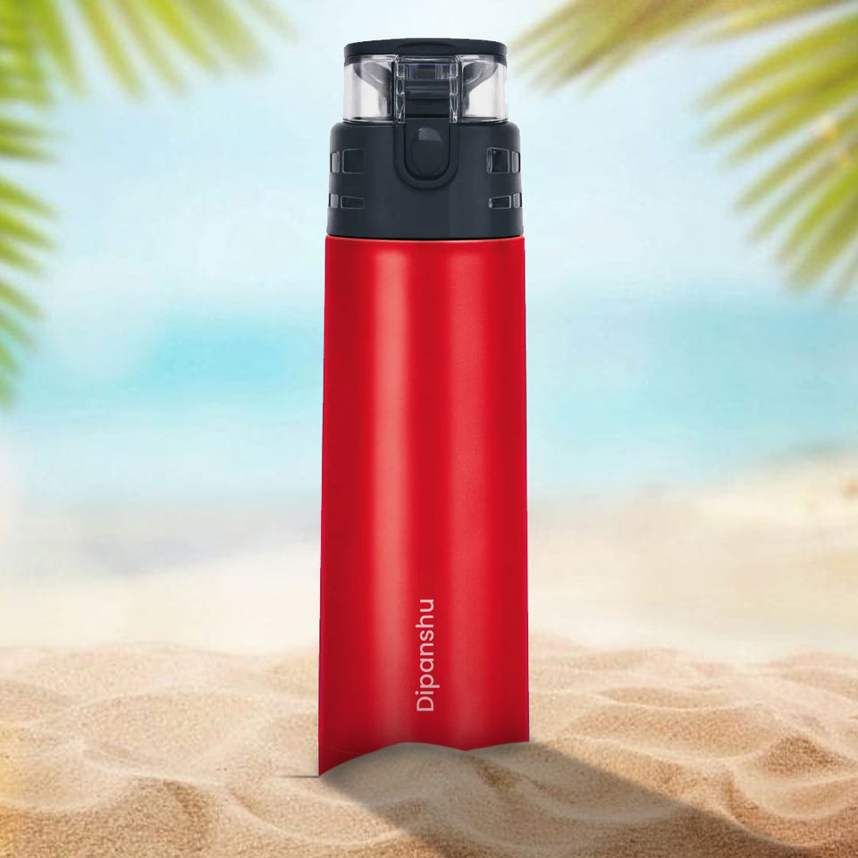 Personalized Milton Atlantis 600 Thermosteel Bottle - Hot & cold Water Bottle